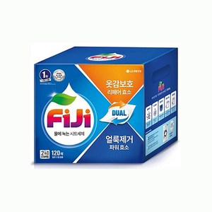 FiJi 피지 물에 녹는 파워업 시트 세제 120매, 120매입, 1개