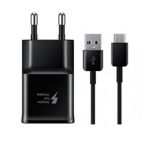 삼성전자 USB C타입 급속 여행용 핸드폰충전기 EP-TA20, 블랙, 1개