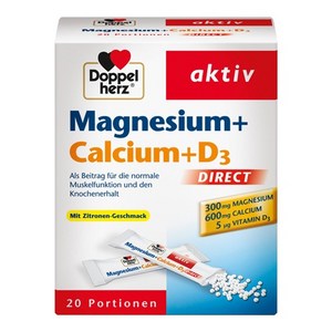 도펠헤르츠 마칼디 마그네슘 칼슘 비타민D3 유럽배송 다이렉트 20포, 도펠헤르츠 마칼디 다이렉트 20포, 1개