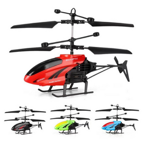 무선 조종 입문용 거리감지 RC 헬기, 블루, 1개