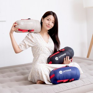 녹원 거위털 1500g 군용 구스 침낭 캠핑 사계절 이불 차박 백패킹 동계 겨울 버닝, 1개