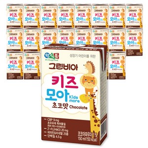 24팩 그린비아 정식품 그린비아 키즈모아 150ml / 어린이음료 신제품