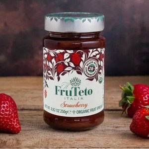 포도즙으로 만든 유기농 딸기잼 무설탕 프루테토, 1개, 250g