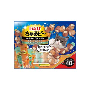 이나바 고양이 츄르비 10g, 닭가슴살 버라이어티 (QSC-285), 400g, 1세트