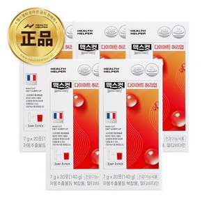 헬스헬퍼 맥스컷 다이어트 허리업 5박스 + 두잇 1박스 증정, 5개, 140g