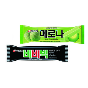 빙그레 메로나 메론 20개+비비빅 오리지널 20개 혼합구성/ 아이스크림, 1세트