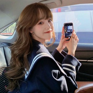 아이엔엠디 여성 긴머리 통가발 웨이브 직모 네츄럴 패션 가발, 1개, 웨이브 연갈색