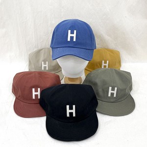 와이앤와이 남녀공용 H 로고 자수 볼캡 숏챙 와이어 소프트 귀여운 일자 챙모자