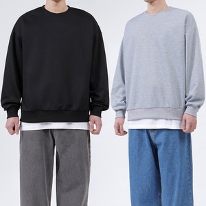 문컬렉션 당일배송 남녀공용 사계절 오버핏 무지 맨투맨 데일리 남성 여성 특양면 티 빅사이즈 티셔츠 M~3XL 단체티