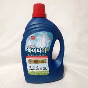 이츠웰 CJ 하이파워 세탁 세제 액체 액상 빨래 3L, 1개