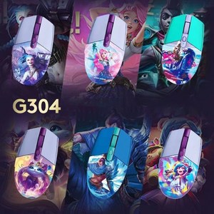 로지텍 무선마우스 게이밍 G304 백커버 10주년 리그오브레전드 롤 LOL 컬렉션 뚜껑 커스텀 마우스미포함, 6 카이사