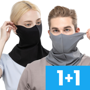 새부리형 얼굴햇빛가리개 골프 운동 러닝 자외선차단 마스크 안면 복면 냉감 자전거 스포츠 페이스 쿨 UV마스크 1+1