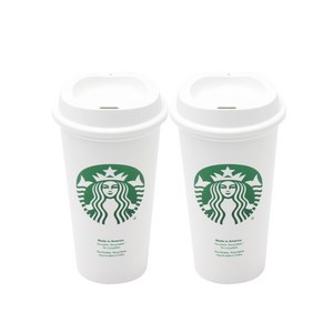 1+1 스타벅스 핫리유저블 텀블러 473ml, 스타벅스로고