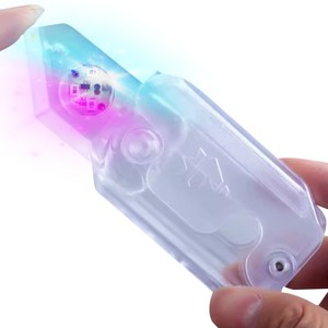 3D 토이나이프 장난감 칼 투명 라이트 빅 나비 미니 장난감총 당근건 권총 키덜트 나이프 건 피젯 스피너, ups270 투명라이트
