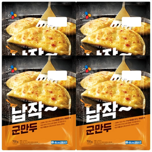 (냉동)비비고 납작군만두700x4개, 700g, 4개