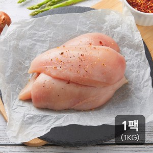 신선하닭 국내산 냉장 생닭가슴살 1Kg, 1개