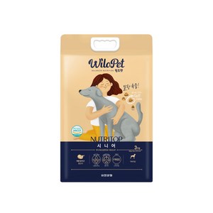 유한양행 윌로펫 반려동물 시니어 뉴트리탑 소프트사료, Chicken(닭), 1개, 3kg