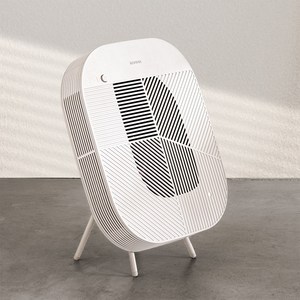 콤마 공기청정기 로브 (벽걸이&스탠드 겸용) 안방 아이방 소형, 크림화이트(에코백이벤트참여)