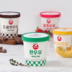 서울우유 [서울우유] 아이스크림 474ml 4종 4개 골라담기, 아이스크림 474ml 4개 (초코2+딸기2)