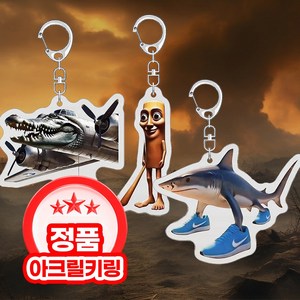 구쯔야 이탈리안 브레인롯 아크릴 키링 굿즈 트랄라레오 트랄랄라 퉁퉁퉁 사후루 봄바르디로 크로코딜로