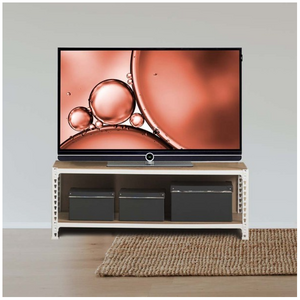 스피드랙 조립식 티비다이 TV다이 TV선반 2단 1200 x 500 x 600, 화이트