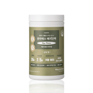 베지단백 고영양 식물성단백질 완두단백 non GMO 큐라에스, 780g, 1개