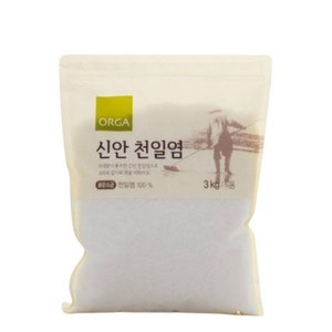 올가홀푸드 숨쉬는 갯벌 신안 천일염, 3kg, 1개