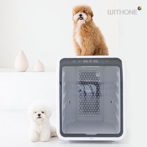 [위드원]퐁고 펫 케어룸 강아지 고양이 용품 소독 드라이룸, 화이트