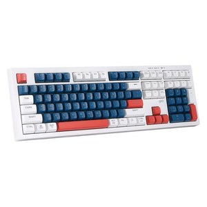 지클릭커 오피스프로 WK50 사일런스 M RGB 무소음 방수 무선 블루투스 키보드 Poker 108키, 제조사축, Gundam RC2