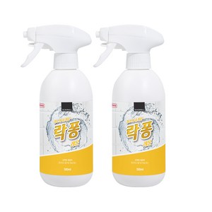 락퐁 500ml 2+2 세트 욕실 화장실 청소세제 세정제 3가지향 로즈마리 코튼 레몬향 욕실세정제 곰팡이자국, 락퐁 레몬향 500ml 2+2 SET