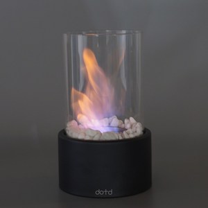 가정용 에탄올 난로 램프 실내 벽 불멍 알콜 알코올 유리 바이오 코로나 화로, 블랙+에탄올 95% 1L