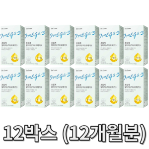 닥터린 초임계 알티지 rTG 오메가3 알파 30.21g, 30정, 12개
