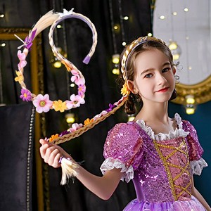 여아 공주 드레스 세트 핑크 블루 긴팔 가을 유아 아기 고급 벨 자스민 라푼젤 인어공주 신데렐라 오로라 110 120 130