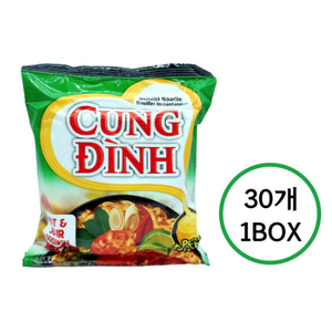 베트남 라면 쿵딘 CUNG DINH 새우향85g/30개 한박스, 쿵딘 새우향라면 85gX30개, 30개