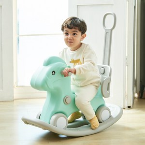 펀엔베이비 4 in1 흔들말붕붕카, 핑크