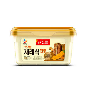 해찬들 재래식 된장, 1kg, 4개