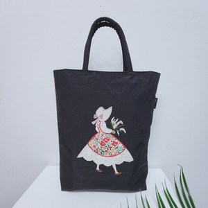 [ 국산 ] 여성 토트백 알프스 소녀 자수 치마 엄마 외출 손가방 데일리 보조가방