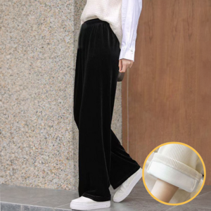 융털기모 코듀로이 겨울 와이드팬츠