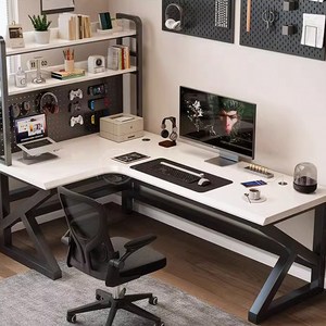 온데코 1인용 컴퓨터 책상 게이밍 책상 ㄱ자 중학생 데스크 서재 1200 1400 1600 1800, B 좌코너