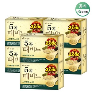 무궁화 오곡때비누, 90g, 6개