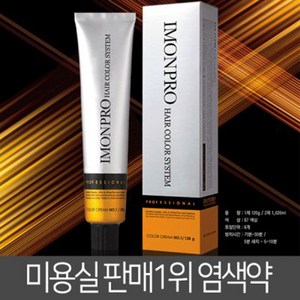 아름다운 아이몬 프로 헤어 칼라크림 염색약 (6개당 산화제1병), 1개