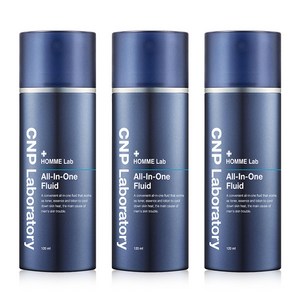 CNP 차앤박 옴므 랩 남성용 올인원 플루이드 120ml, 3개