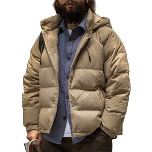 남성 패딩 아메리칸 빈티지 90 화이트 오리털 후드 따뜻한 겨울 Down Jacket TS2307666