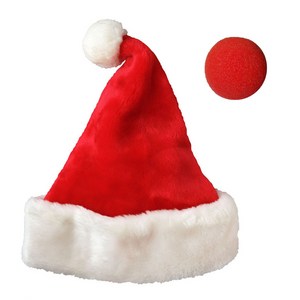 라켈 산타 모자 + 루돌프 코 세트, 트윙클, 2개