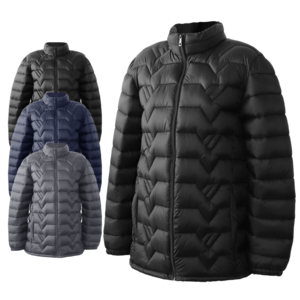 지오벤투 남성용 빅사이즈 겨울 경량 웰론 솜패딩 점퍼 기능성 방한 자켓