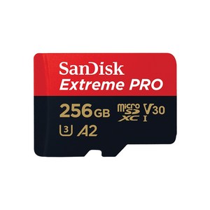SanDisk 익스트림 프로 마이크로SD 256GB + SD어댑터