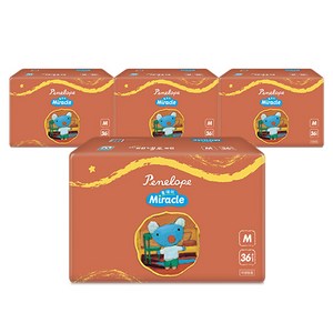 페넬로페 미라클 올데이 밴드형 기저귀 공용, 3단계, 144매
