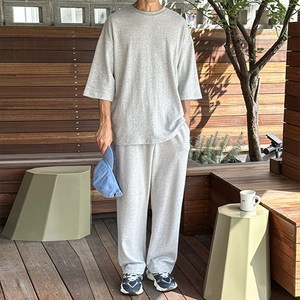 딥스토어 15컬러 남자 특양면 오버핏 스판 여름 7부 반팔 티셔츠
