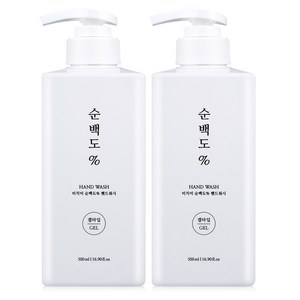터치미 순백도 핸드워시 화이트머스크향 500ml 2개