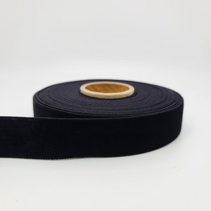 리디 벨벳 리본 크리스마스 겨울 트리 끈 선물 포장 장식 공예 6 15 25mm 10YD, 벨벳리본, 16.블랙, 15mm(10yd)